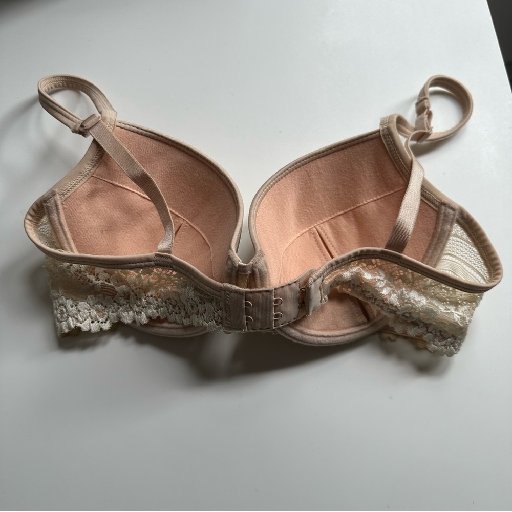 Wacaol Embrace Lace Petite Push Up Underwire Bra, Size 30C - Picture 6 of 13